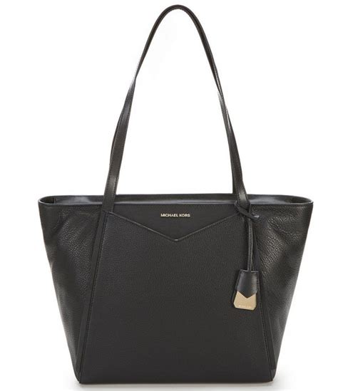 michael michael kors whitney large top zip leather tote|Whitney Large Leather Tote Bag .